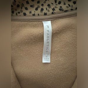 Fabletics cropped 1/4 zip crewneck sweatshirt NWOT